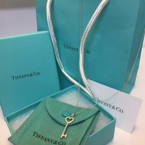 Tiffany & Co. Jewelry - Authentic TIFFANY & CO Open Heart Key Necklace